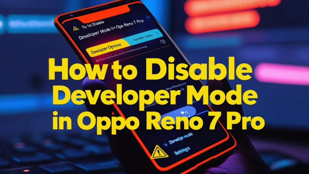 How to Disable Developer Mode in Oppo Reno 7 Pro 2