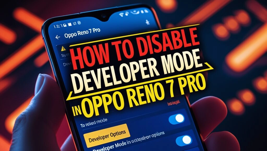 How to Disable Developer Mode in Oppo Reno 7 Pro